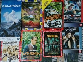DVD rôzne filmy a dokumenty
