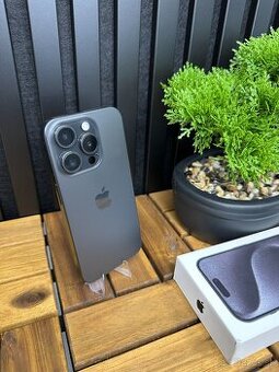 ► Apple iPhone 15 Pro Black Titanium │ Záruka 1 rok