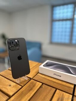►  Apple iPhone 15 Pro Black Titanium │ Záruka 1 rok