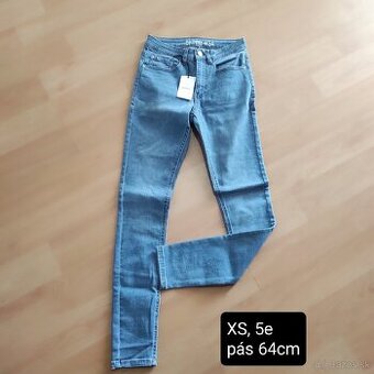 Bledo modré skinny