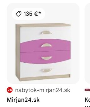 Detská skriňa