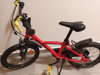 Červený bicykel Btwin "16"
