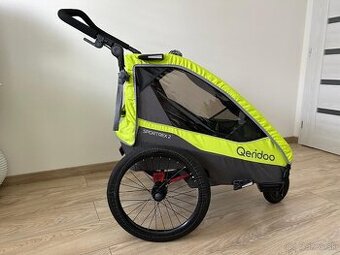 Vozík Qeridoo pre 2 deti - 1