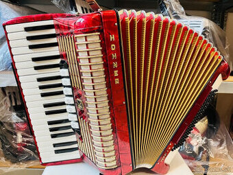 Predám krásny akordeón HOHNER Verdi II N-96basový- - špičkov