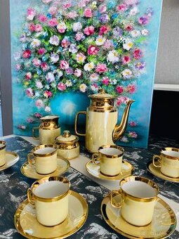 Krásna porcelánová súprava Valaská Belá ako nová