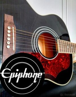 EPIPHONE EJ-200 ART ACOUSTIC JUMBO BLACK vr RITTER PÚZDRA