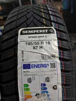 Zimné pneumatiky (nepoužité) Semperit 195/55 R16 87H