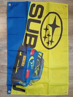 Subaru Impreza WRX STI rally vlajka