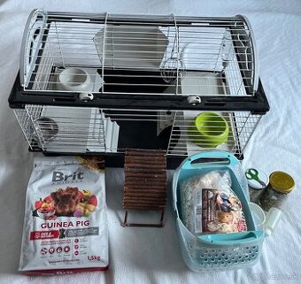 Klientka pre morčatá s príslušenstvom