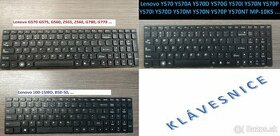 Klavesnice Lenovo G570 G560 Z560// 100-15IBD B50-50// Y570