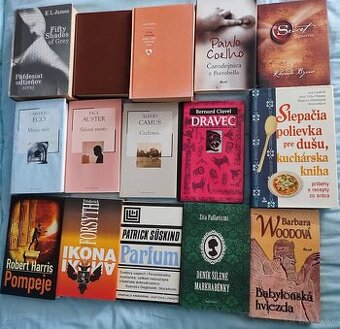 Larsson, E. L. James, Suskind, Coelho, Forsyth, Eco