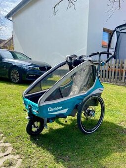 Cyklovozík Qeridoo Kidgoo 1 Sport Petrol s brzdou