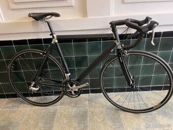 Cestny bicykel Btwin + karbon vidla + 105 shimano - 1