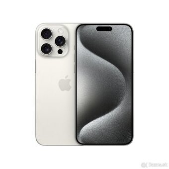 15 Pro Max 256gb white titanium