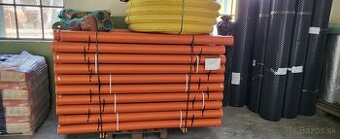 PVC oranžová rúra KG - kanalizačné potrubie 110/2000cm