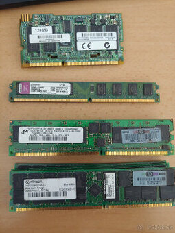 Staré serverové RAM DDR 512MB, 2GB