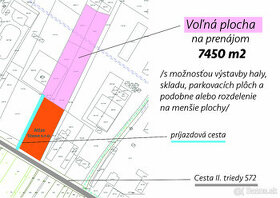 Prenájom pozemku v obci Veľké Blahovo na podnikateľské účely - 1