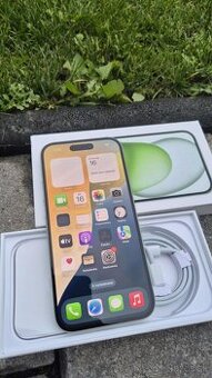 Predám Apple Iphone 15, 128gb green, ako nový TOP stav