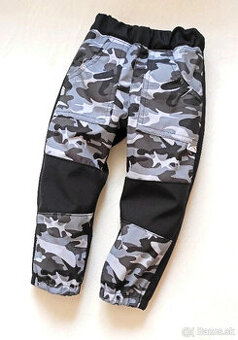 Nové LETNÉ SOFTSHELLOVÉ NOHAVICE 18–24 mesiacov, 92 cm