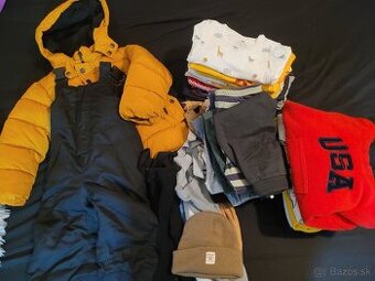 KOMPLETNÁ zimná výbava pre chlapca 80-86