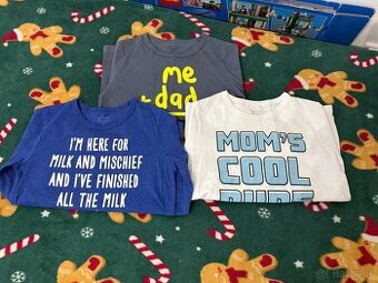 Predám 3 tričká s dlhým rukávom The Children’s Place