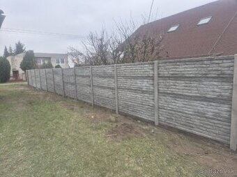 Betónové ploty, výroba, montáž - na klúč