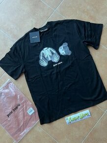 Palm Angels Skeleton Bear T-shirt - Black