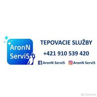 ✅️TEPOVANIE, TEPOVACIE SLUŽBY,✅️