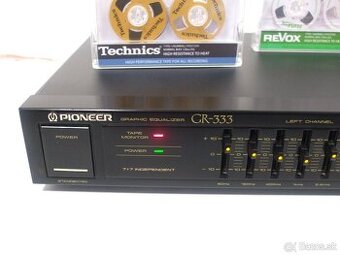 TOP stav 2x7 pasmovy equalizer PIONEER GR-333 = vyroba Japan