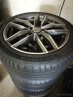 5x112 R17 ET 37 + letne pneu. Michelin P5