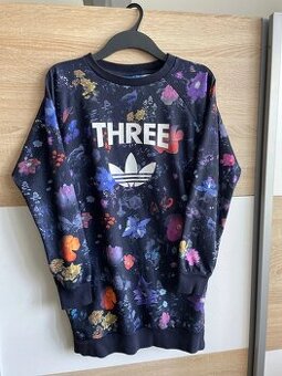 Dámska kvetovaná mikina Adidas Originals “THREE” – veľkosť X