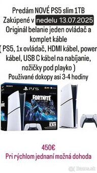 Playstation 5 Slim Fortnite bundle