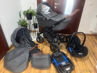 Kombinovaný kočík Bebetto Luca Pro 03 3v1 + Isofix