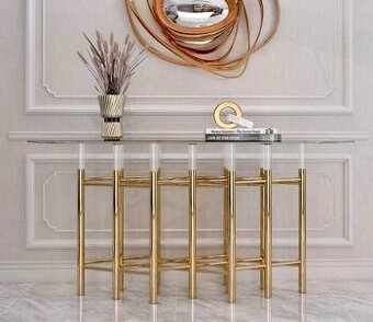 Konzola/komoda Amaretto Premium Glamour Gold