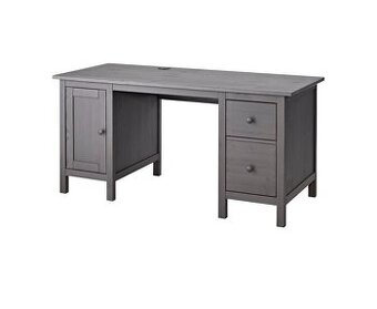 3x Ikea Hemnes pracovny stol sivy