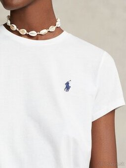 Polo Ralph Lauren krátke tričko-Originál biele