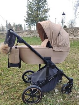 KINDERKRAFT Kočík  2v1 Prime 2 Beige