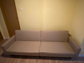 Predám kožený rozkladací gauč