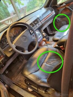 Mercedes w140 - diely interiéru