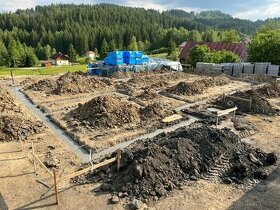 Výstavba rodinných domov, hrubé stavby, základové dosky - 1