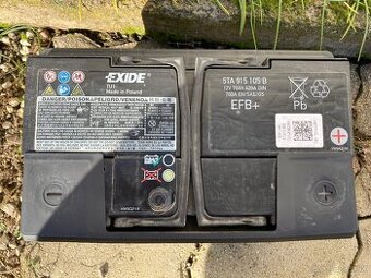 Predám autobatériu 70Ah, 12V