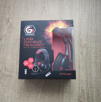 NOVÉ Herné USB slúchadlá GEMBIRD GHS-U-5.1-01