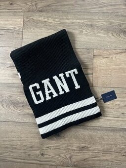 Unisex bielo-cierny sal zn. Gant, uplne novy s visackou