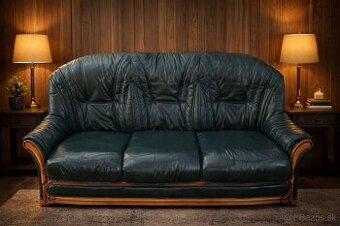 Kožená sedacia súprava(trojsedačka)