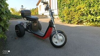 Elektrickú kolobežku Harley trojkolesový výkonný2000 W motor