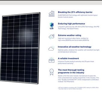 Fotovoltaické panely 415W
