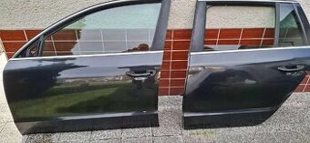 Ľavé dvere Škoda Superb 2 čierna metalíza 9910