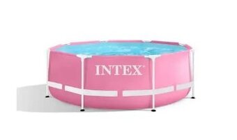 Bazen - Pink Metal Frame Pool