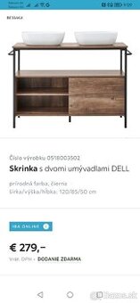Kúpeľňová skrinka