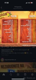 Big summer fest 2dnova vstupenka
